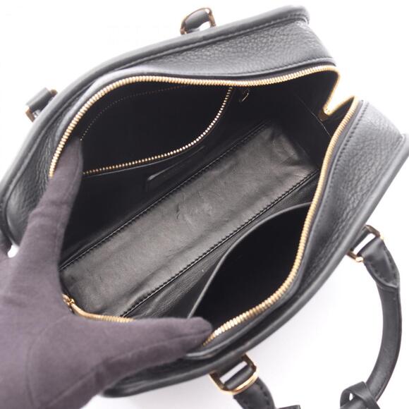 LOEWE Amazona 23 Handbag, Leather, Women's, Black - Picture 3 of 11